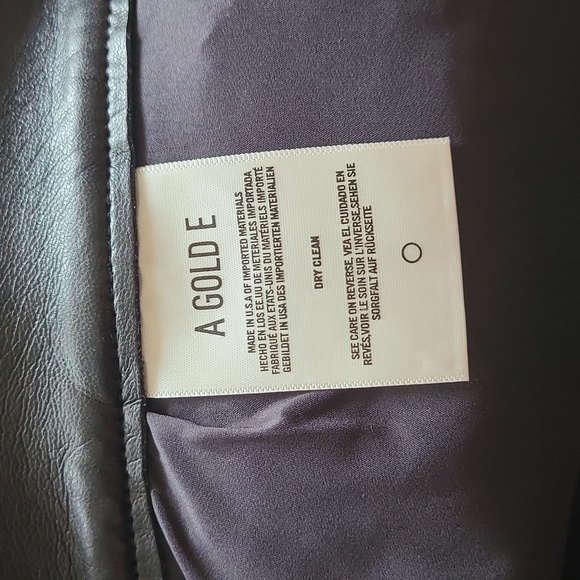 AGOLDE 90s Pinch Waist Recycled Leather High Waist Pants - Picture 7 of 7